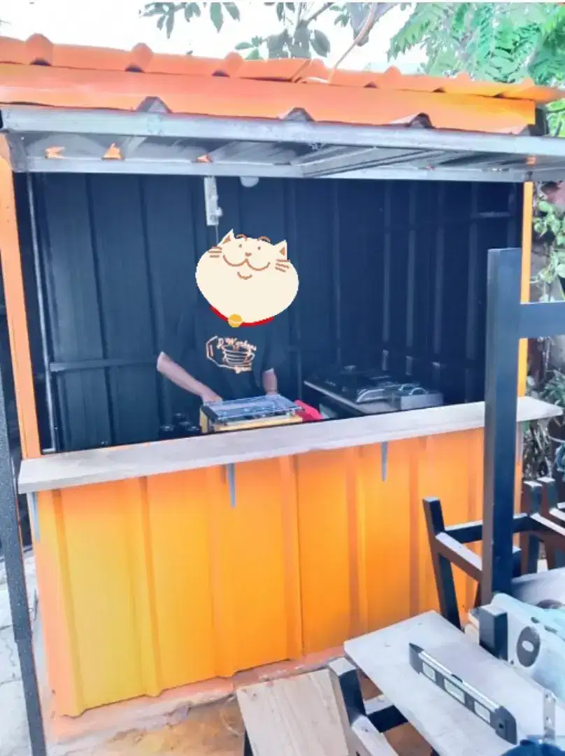 Gerobak booth Kontainer/countainer cafe