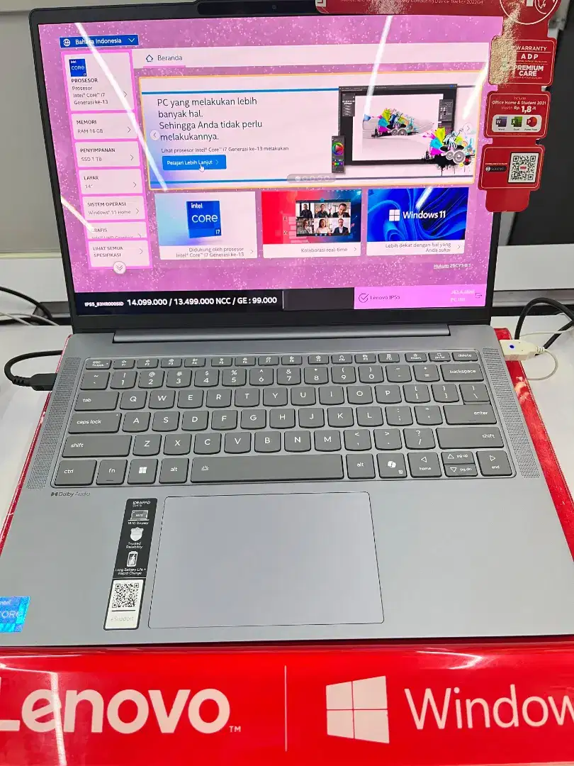 LAPTOP LENOVO CORE I7 IPS583HR000SID