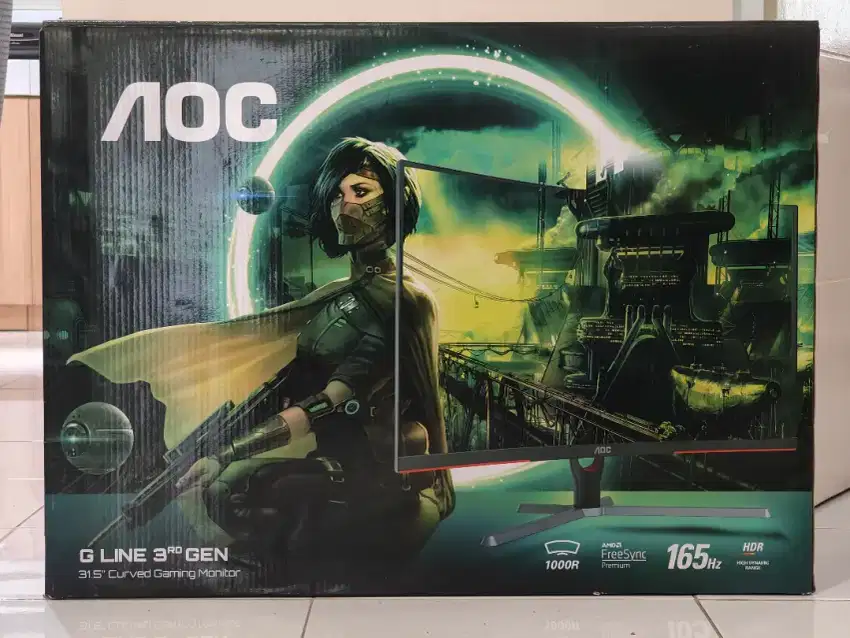 Monitor LED AOC 32 CQ32G3SE Curved 1000R pembelian November 2022