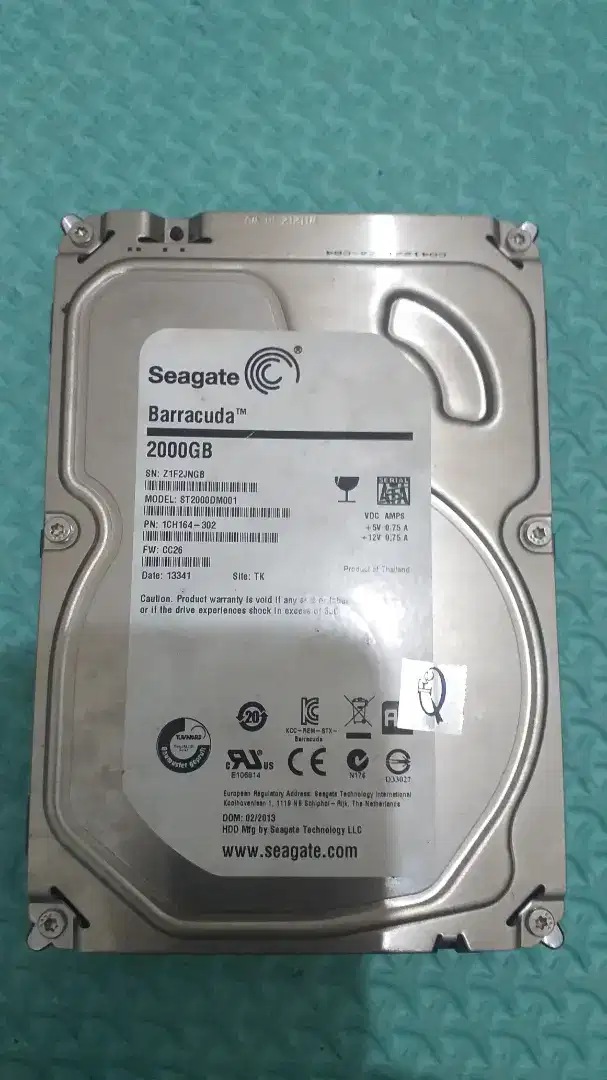 Hardisk PC Internal Seagate 2TB Sentinel 100