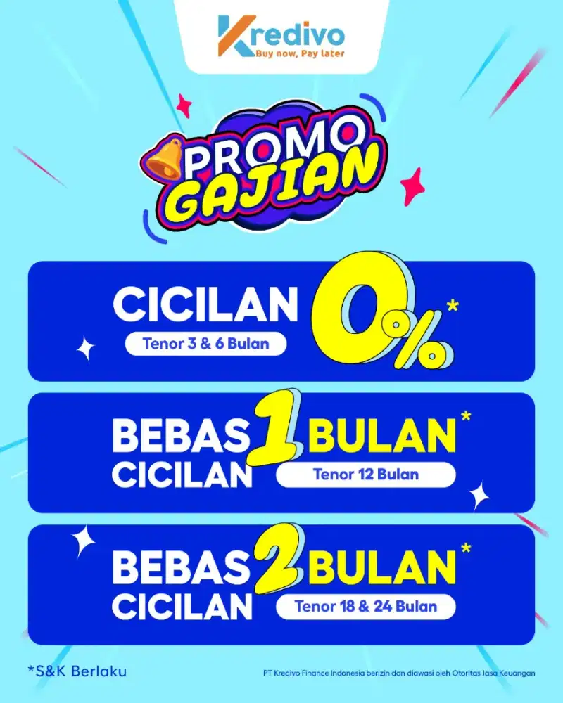 promo bunga 0% & free 1-2 Bulan sampai tanggal 29-30 Mei!!