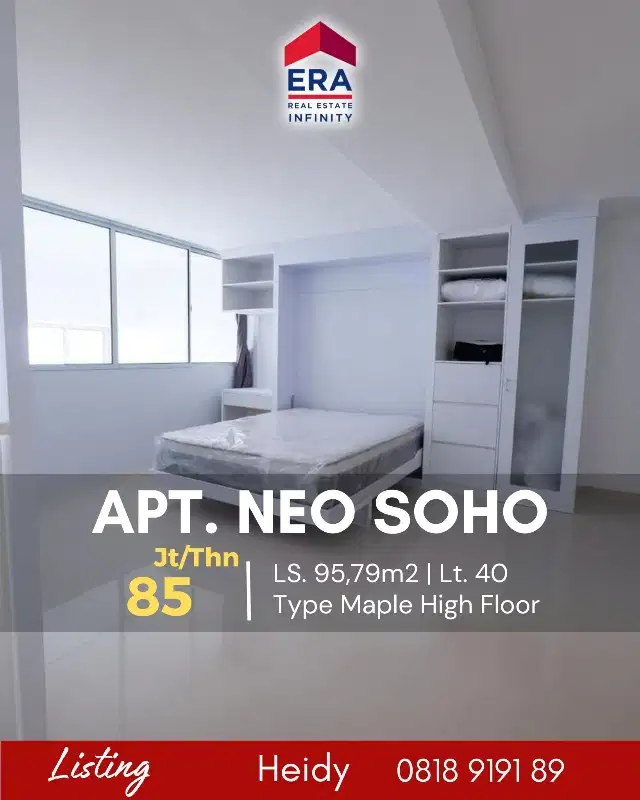 Sewa Apt Neo Soho Type Maple High Floor