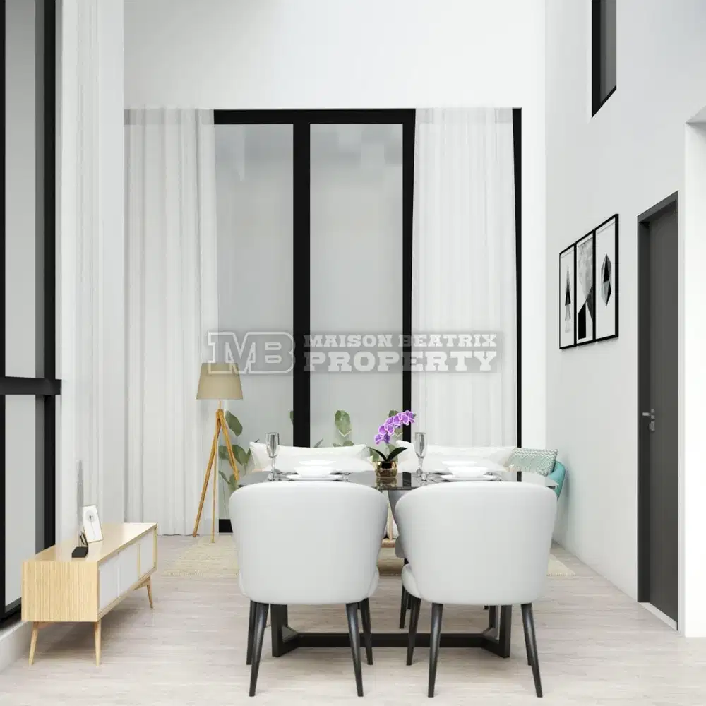 Rumah 2 Lt Hanya 10 Menit ke Kantor Walikota Tangsel Free Kitchen Set