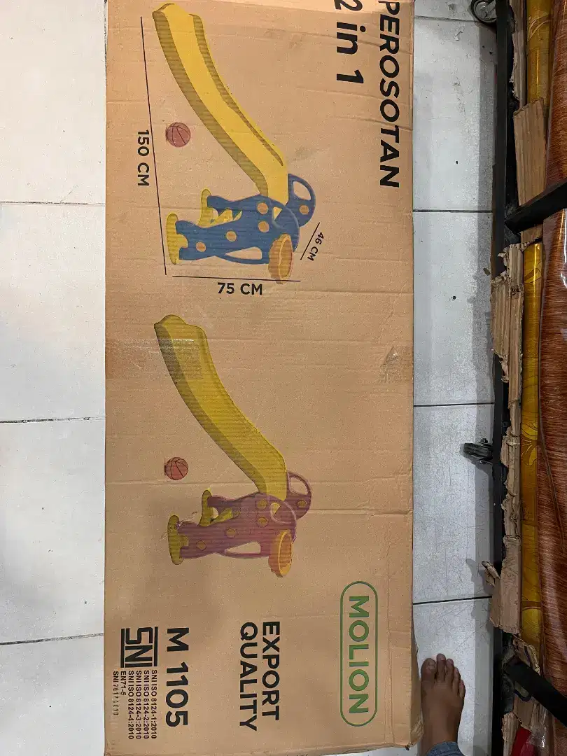 Mainan perosotan 2 in 1 new moliom