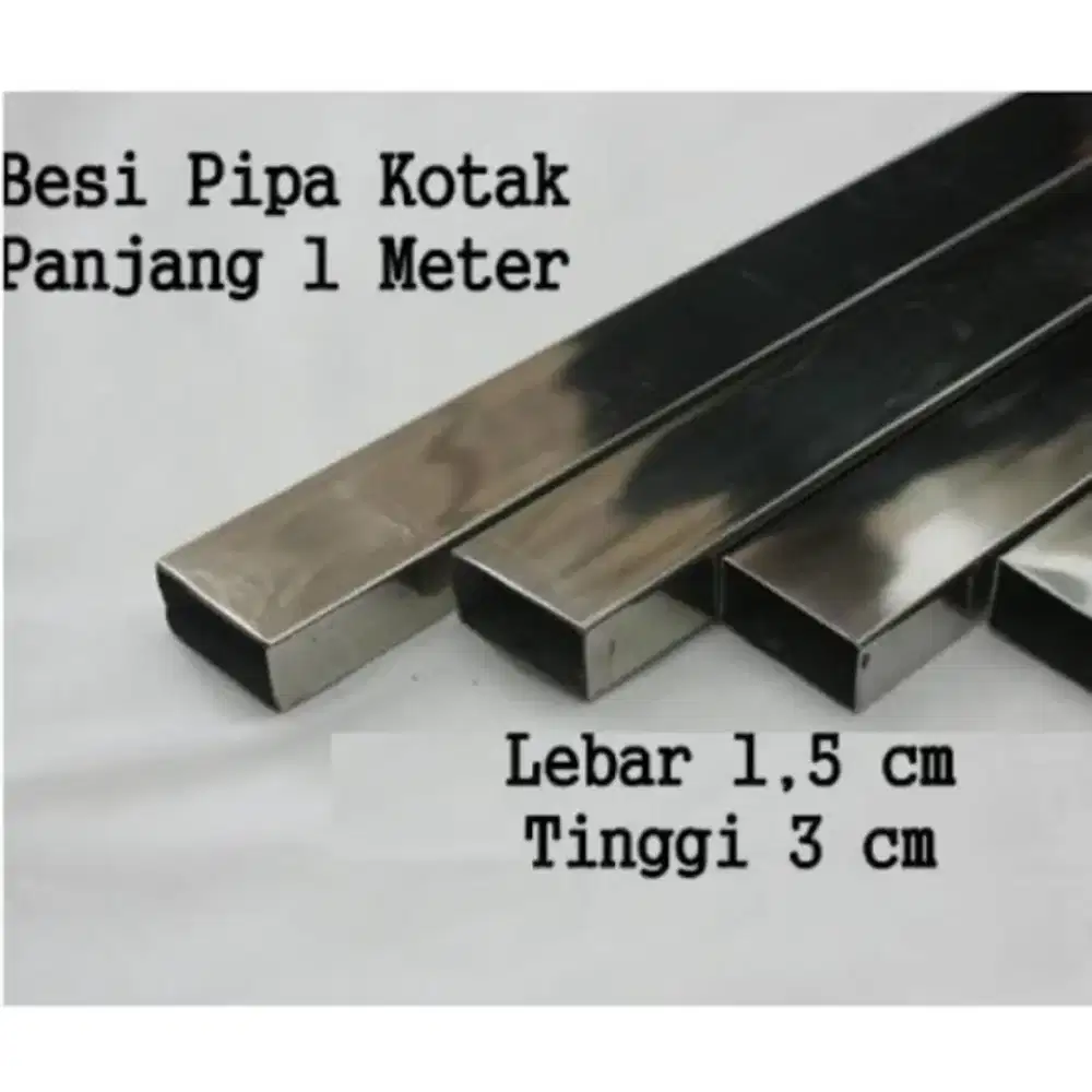 Pipa Kotak Chrome