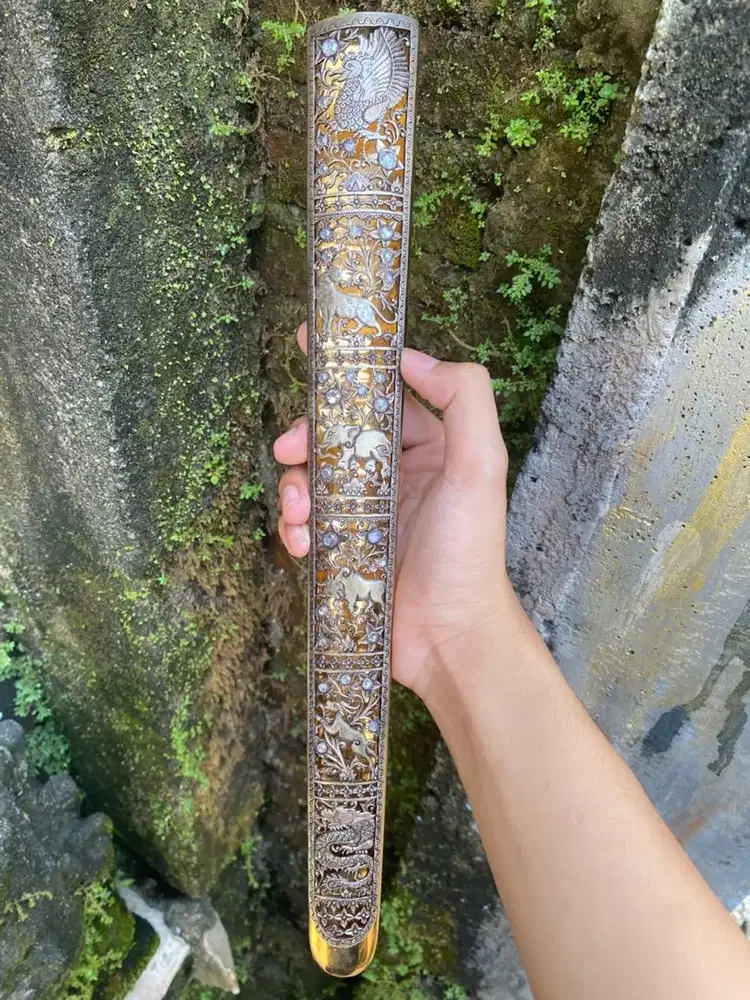 Pendok keris tretes siliasih motif alas-alasan tretes yakult super