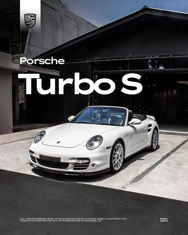 Porsche 911 Turbo S Cabriolet 997.2 Solid White Rare Item