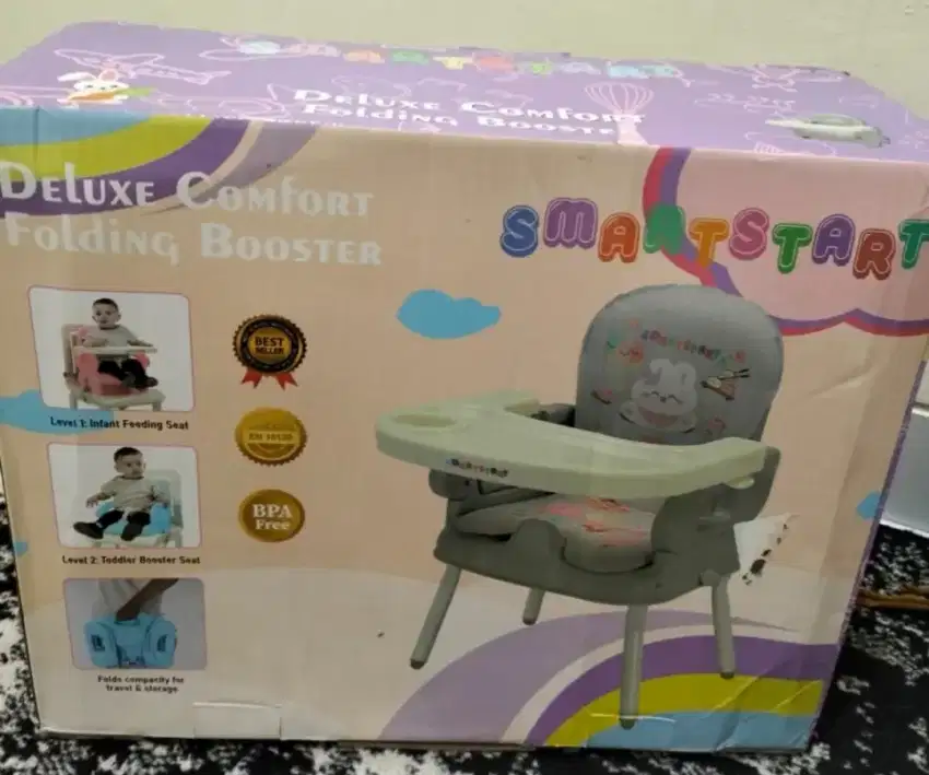 Baby Chair SMARTSTAR Deluxe Comfort Folding Booster Baby