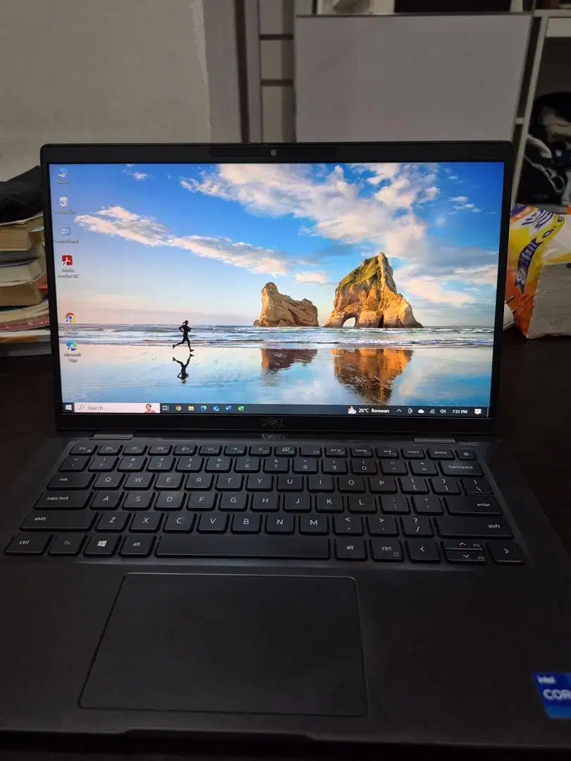 Laptop Second Bekas Dell touch screen i7 11th gen 16GB