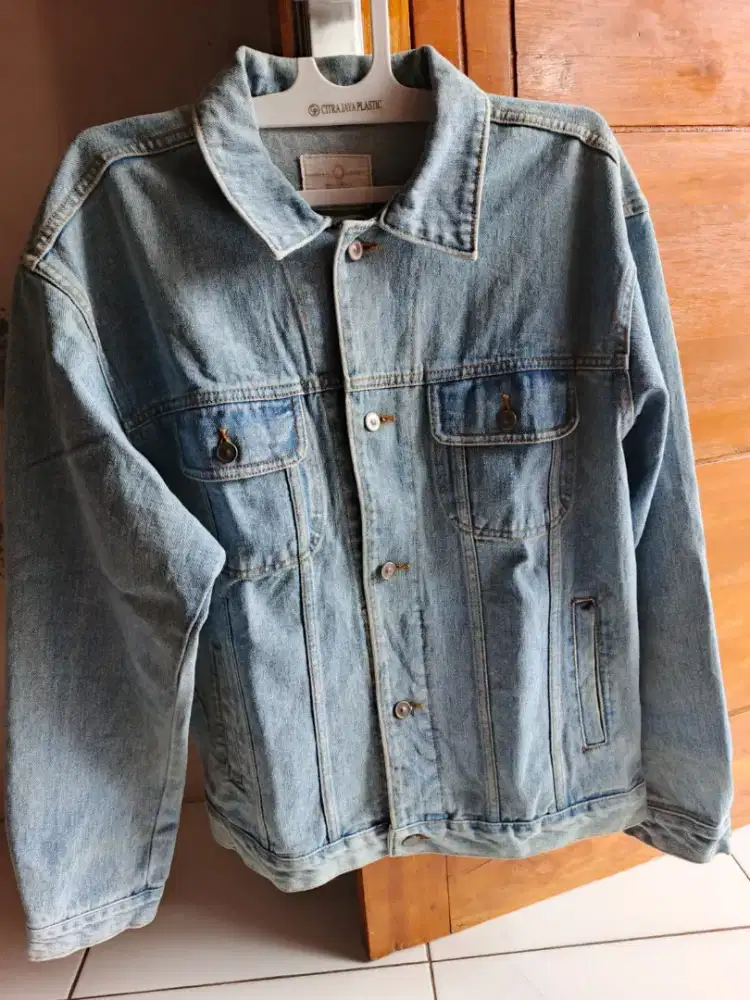 Jaket jeans tebal EDISON STORE