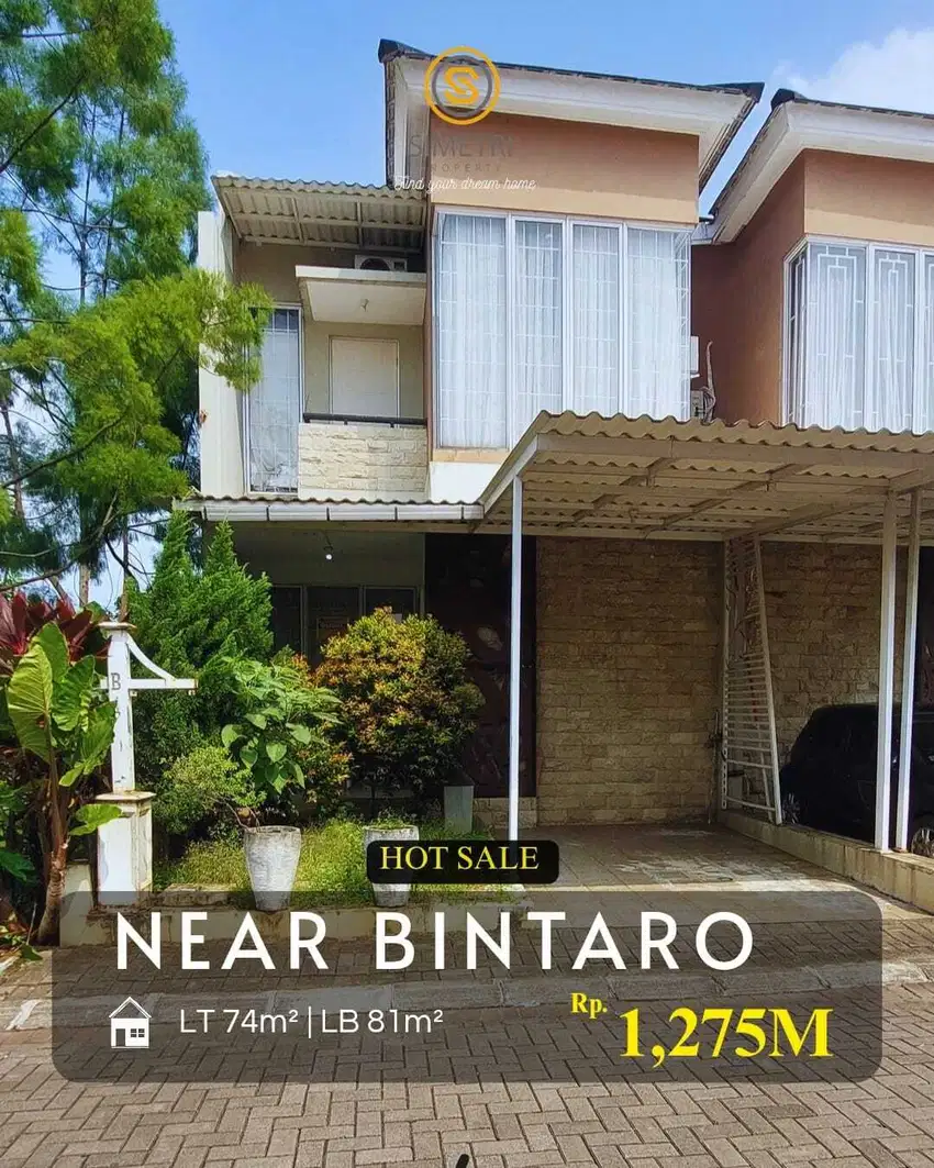 Dijual Rumah dalam Cluster Sekitar Sudimara Bintaro Ciputat Tangsel