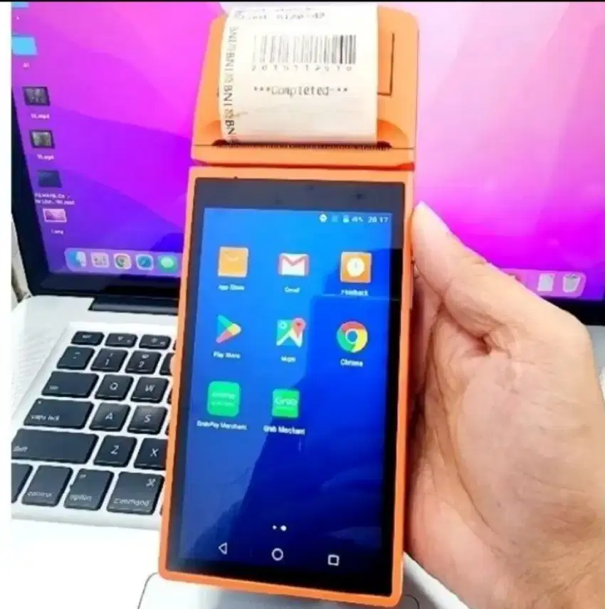 Sunmi P1 4G NFC Mesin Kasir Smart POS System