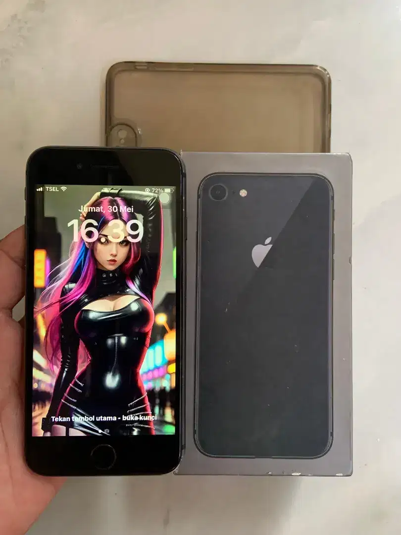 iPhone 8 NFC IOS16 64GB Sinyal Aman All Operator Normal Semua BS TT