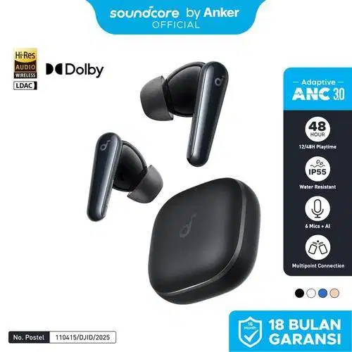Anker Liberty 5 TWS True Wireless Soundcore Noise Cancelling Earbuds