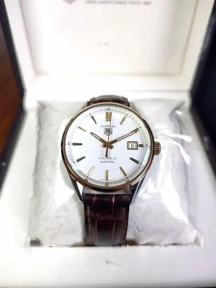 Tag Heuer Carrera Solid Gold Bezel LNIB18