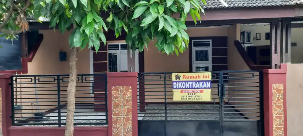 Dikontrakan rumah desain minimalis siap huni