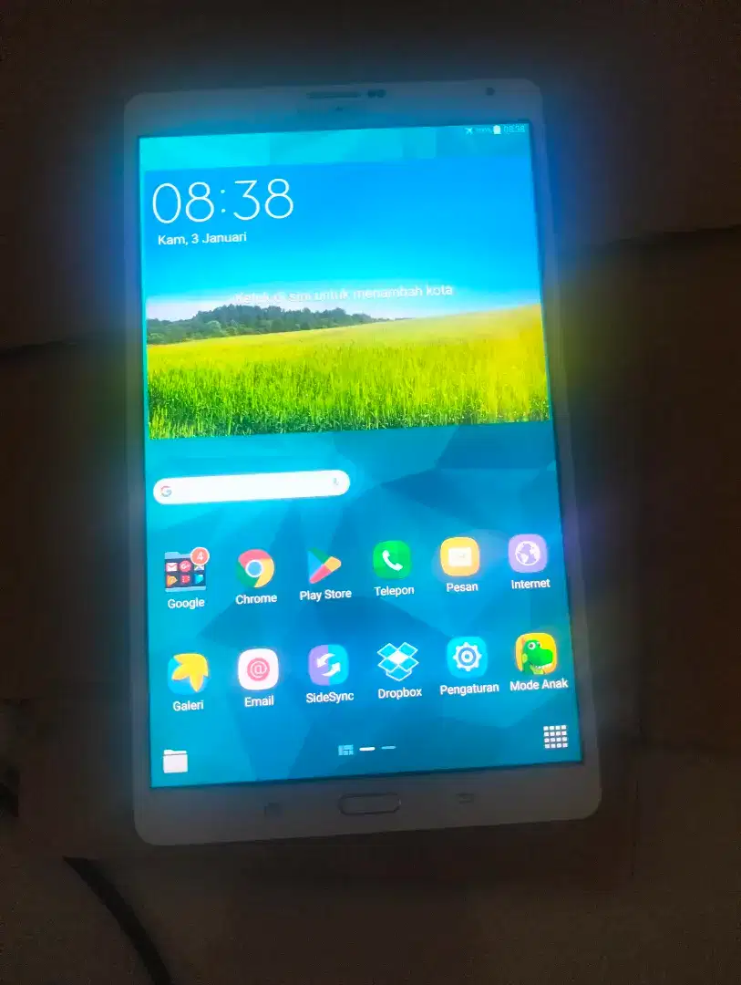 Lcd touchscreen Samsung t705 copotan harga net nego g di balas