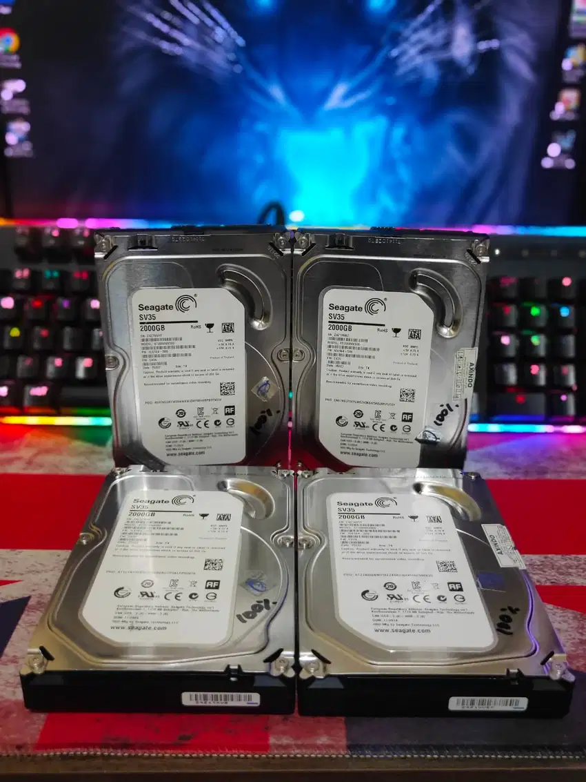 Hardisk Komputer/Pc Dekstop 2 TB Sehat 100%