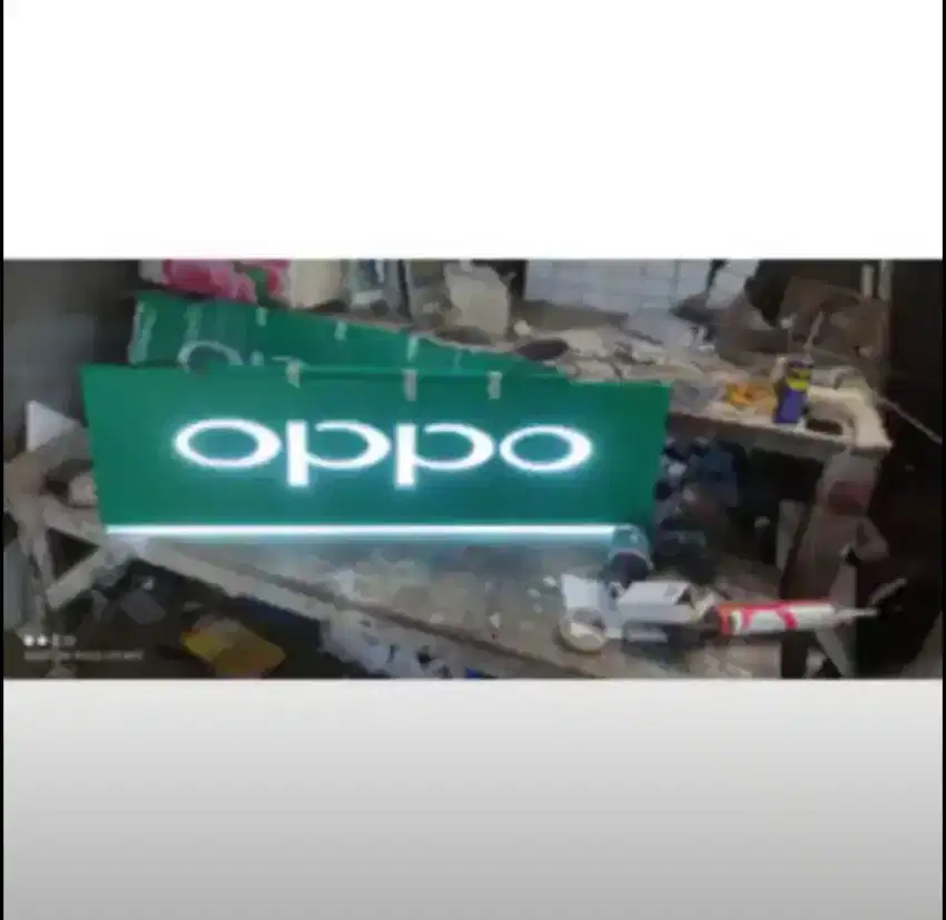 Neon box Led Papan nama Hp Oppo