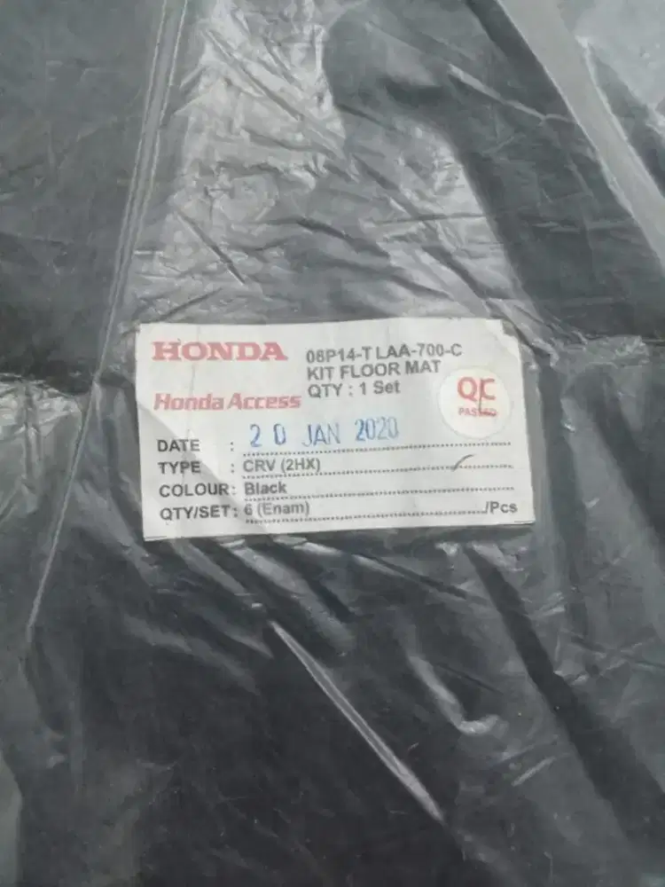 Karpet Original CRV Turbo Prestige (Gen 5) Thn 2020 Kondisi Baru