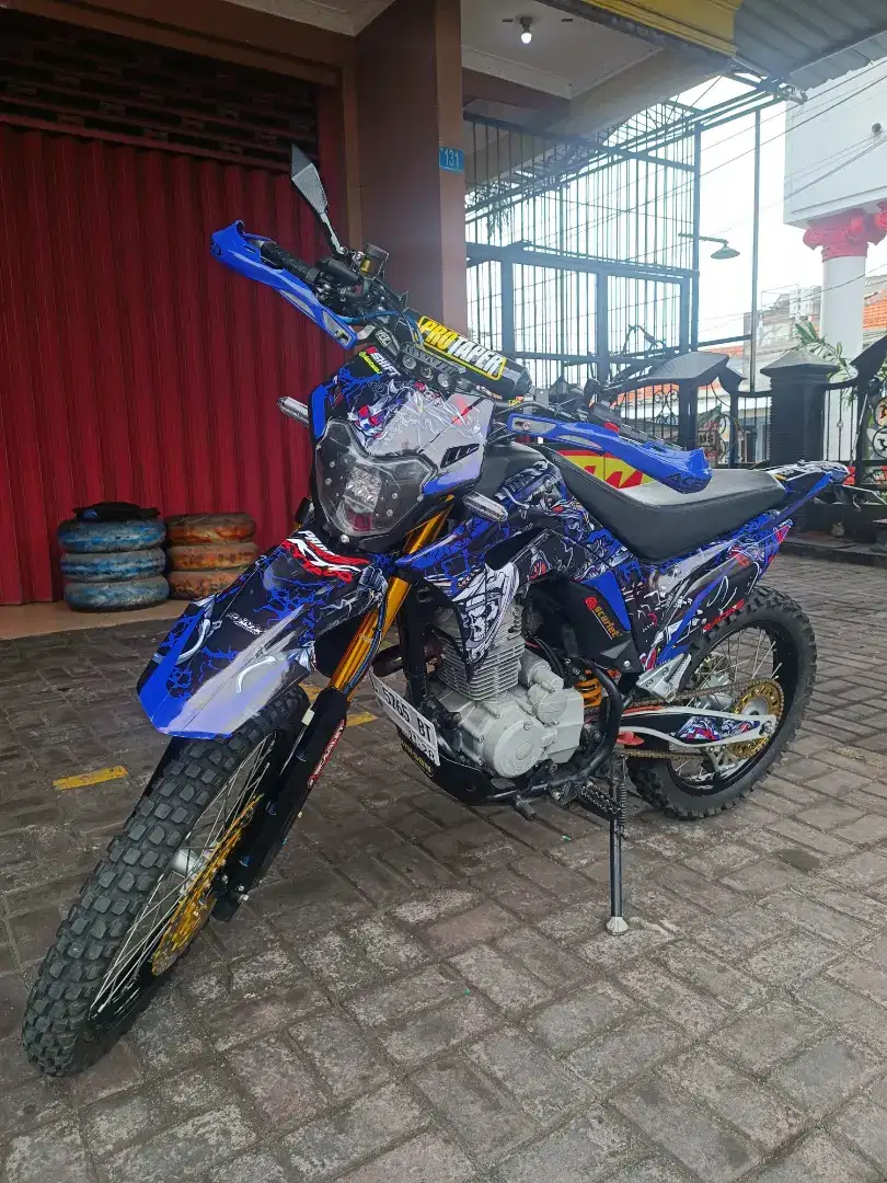 Minerva model trail CRF mesin tiger 200cc