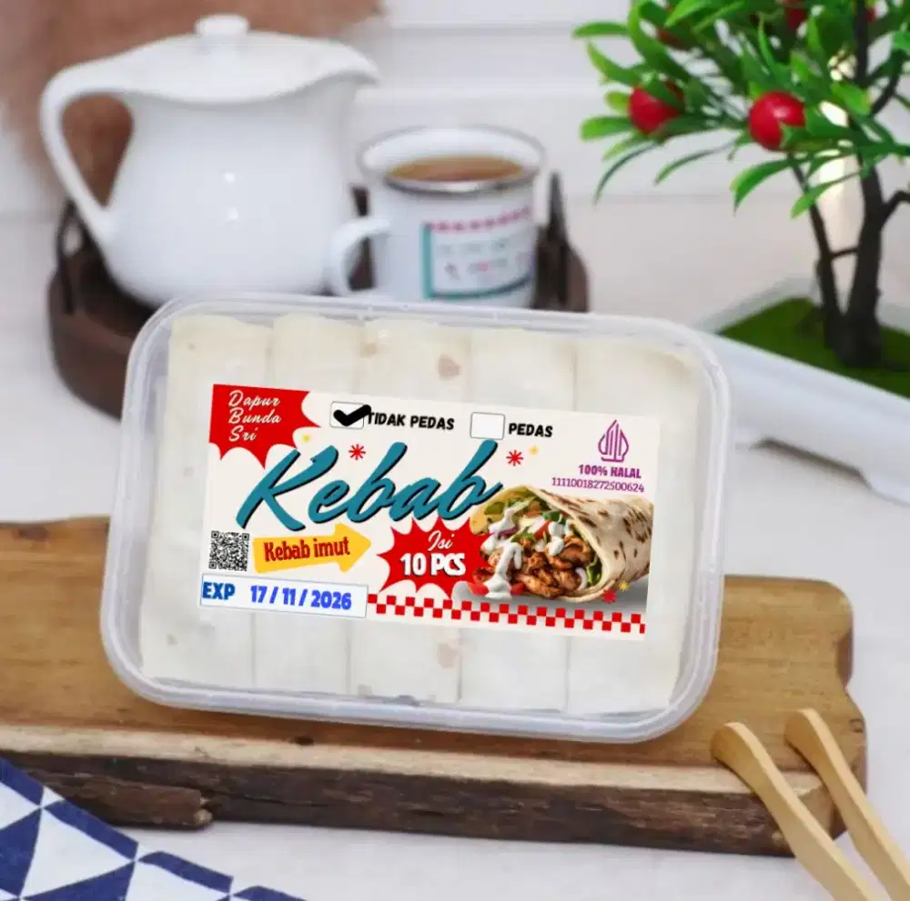 Kebab Frozen imut isi 10 murah siap reseller