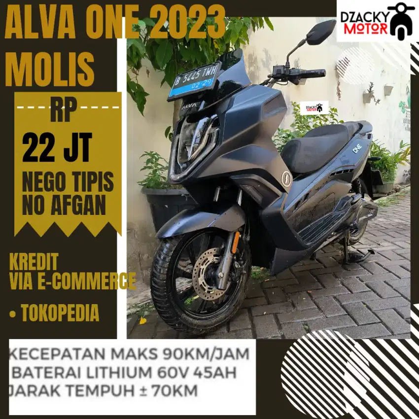 ALVA ONE  2023 MOTOR LISTRIK SECOND LIKE NEW