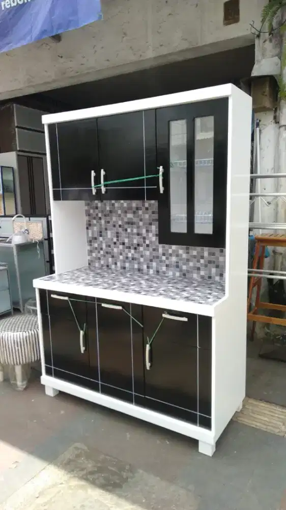 (MURAH) RAK PIRING LEMARI SAYUR TEACKBLOCK UKURAN 2 Pintu dan 3 PINTU