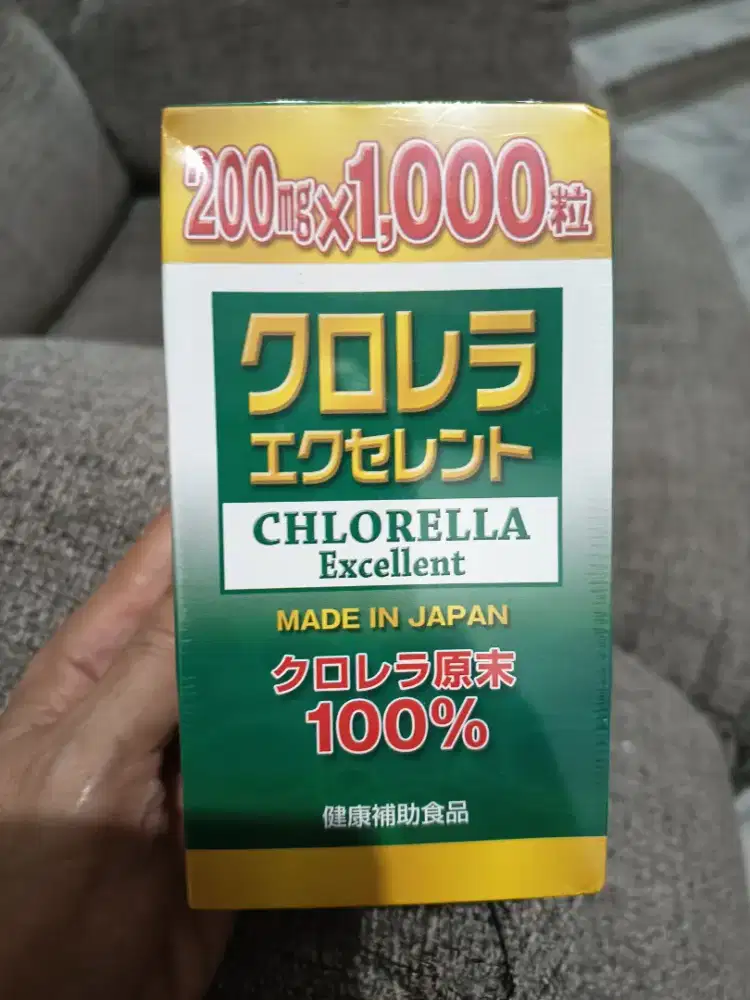 CHLORELLA asli made in japan