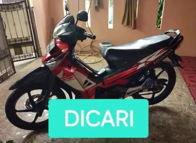Di Cari Supra X 125 Double Disk DD Tahun 2008 Ke Atas Karbu 2009