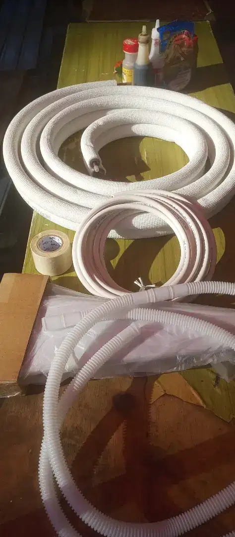Di jual pipa AC masih baru ga jadi pakai kurang lebih 4mtr