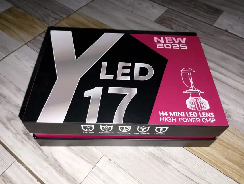 Lampu headlamp depan Y7 H4 untuk semua mbl tipe H4 sangat terang