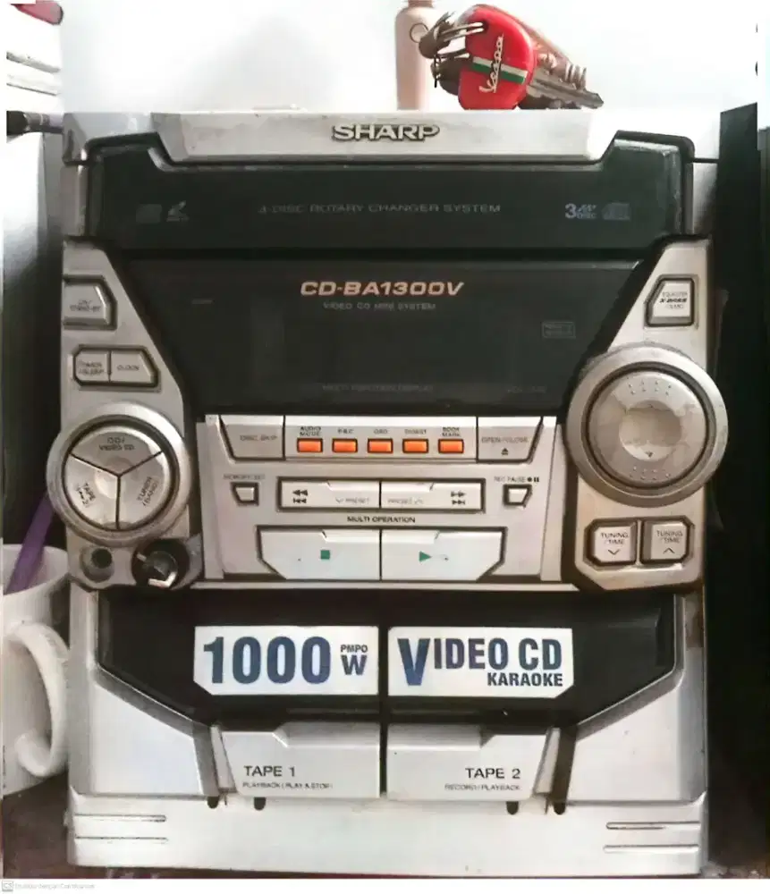 Jual tape Sharp dan Kenwood