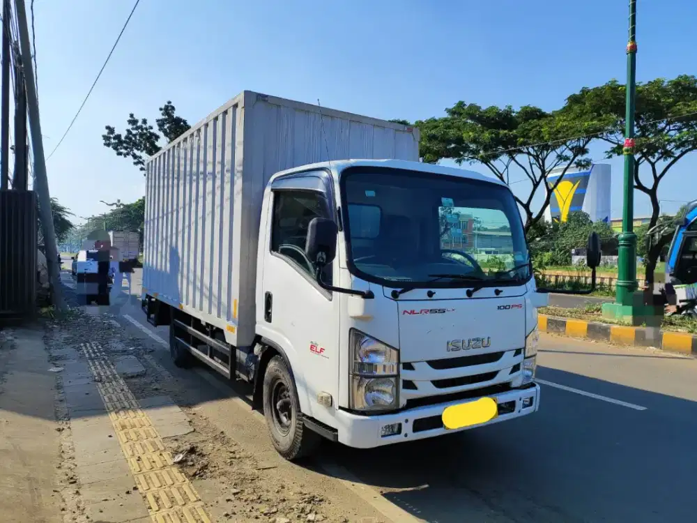 Isuzu Elf NLR55 4 Roda Box Long Chasis 2019