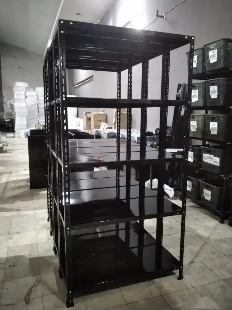 rak besi susun warna mix hijau siap kirim bandung