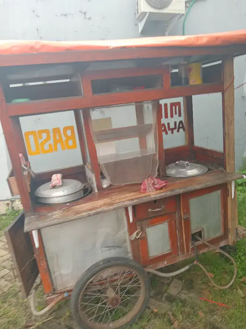 Jual grobak usaha komplit