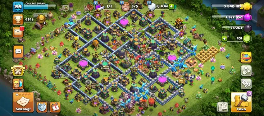 Akun COC TH 14 Max