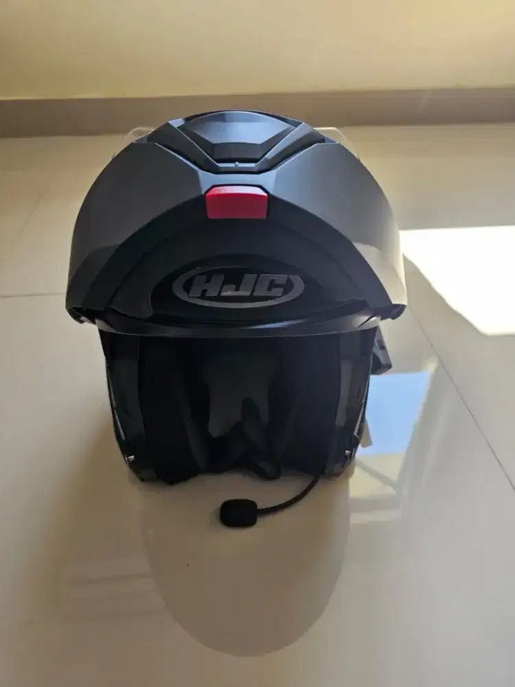 HELM HJC I91 SUDAH PASANG INTERKOM