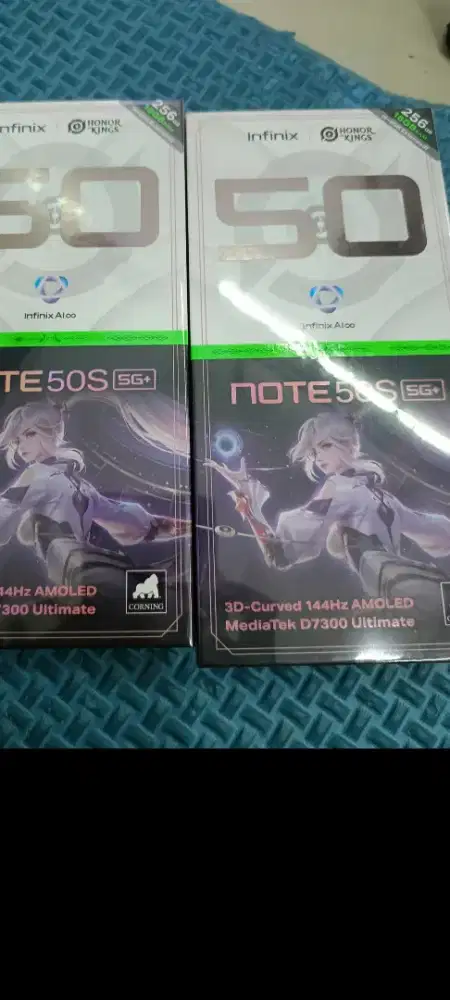 Infinix note 50S 5G plus layar lengkung