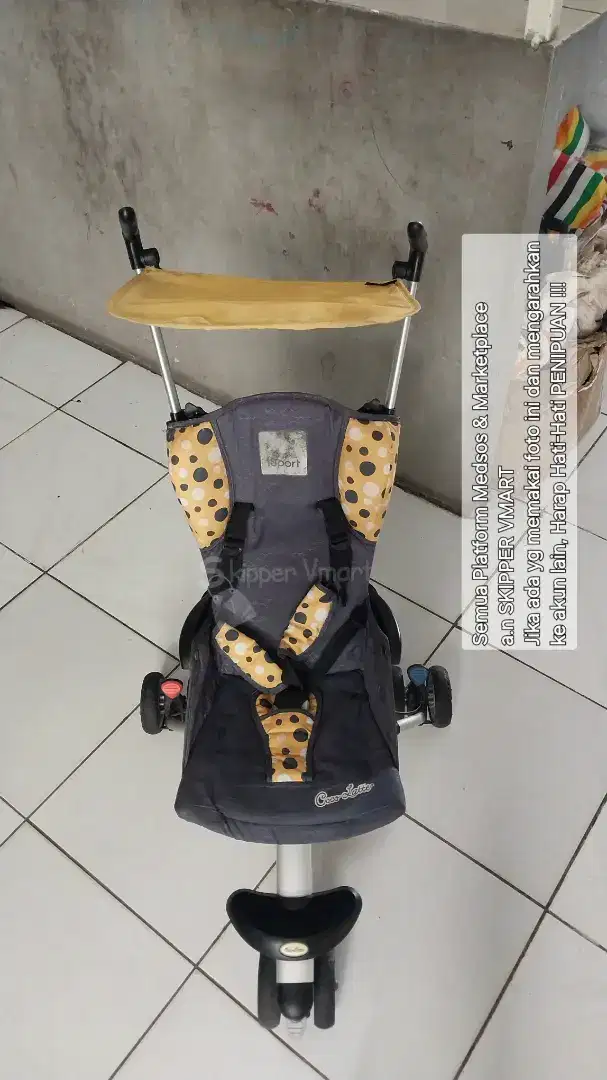 Stroller cabin size cocolatte isport kuning