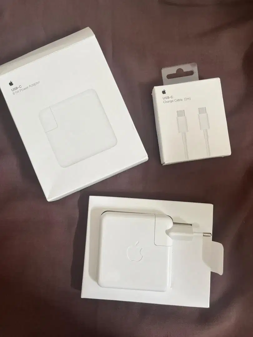 Charger MacBook C to C NEW (adapter + c to c)