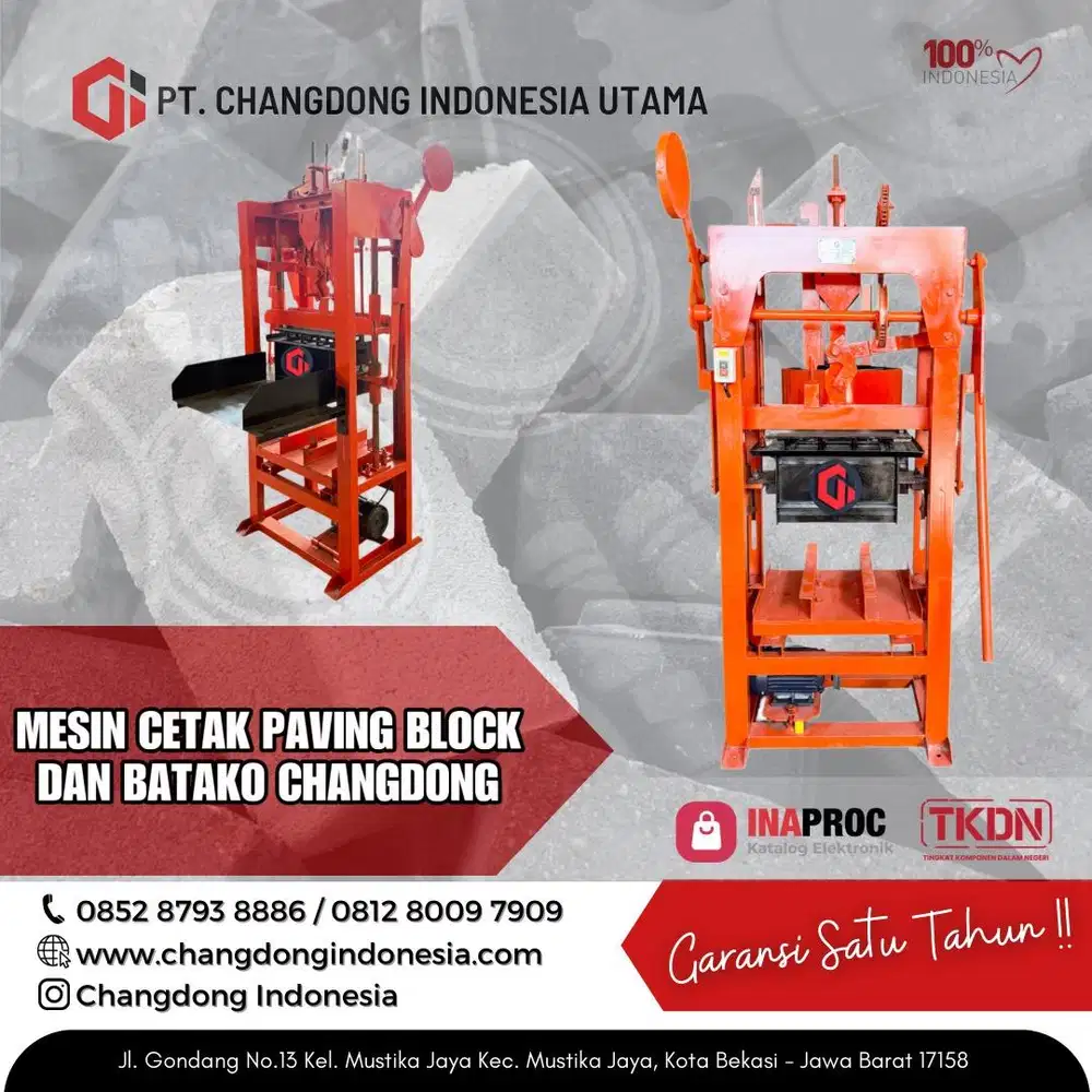 MESIN BATAKO DAN PAVING BLOCK