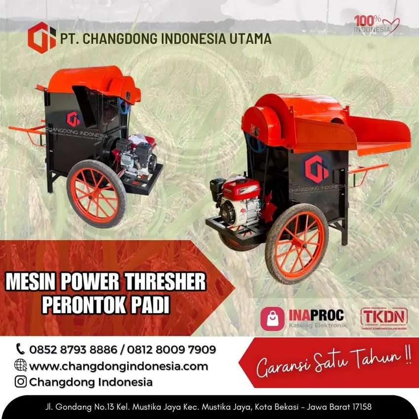 MESIN PERONTOK PADI ( POWER THRESHER)