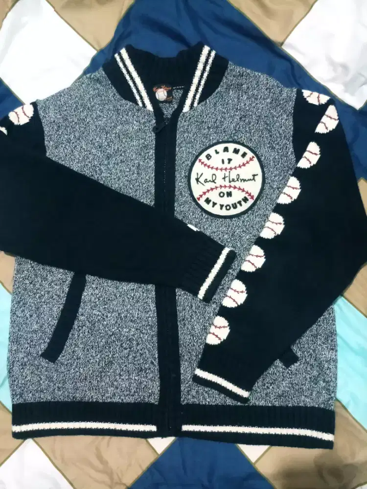 KARL HELMUT Baseball Pink House Likenew Supreme Burberry Versace Bally