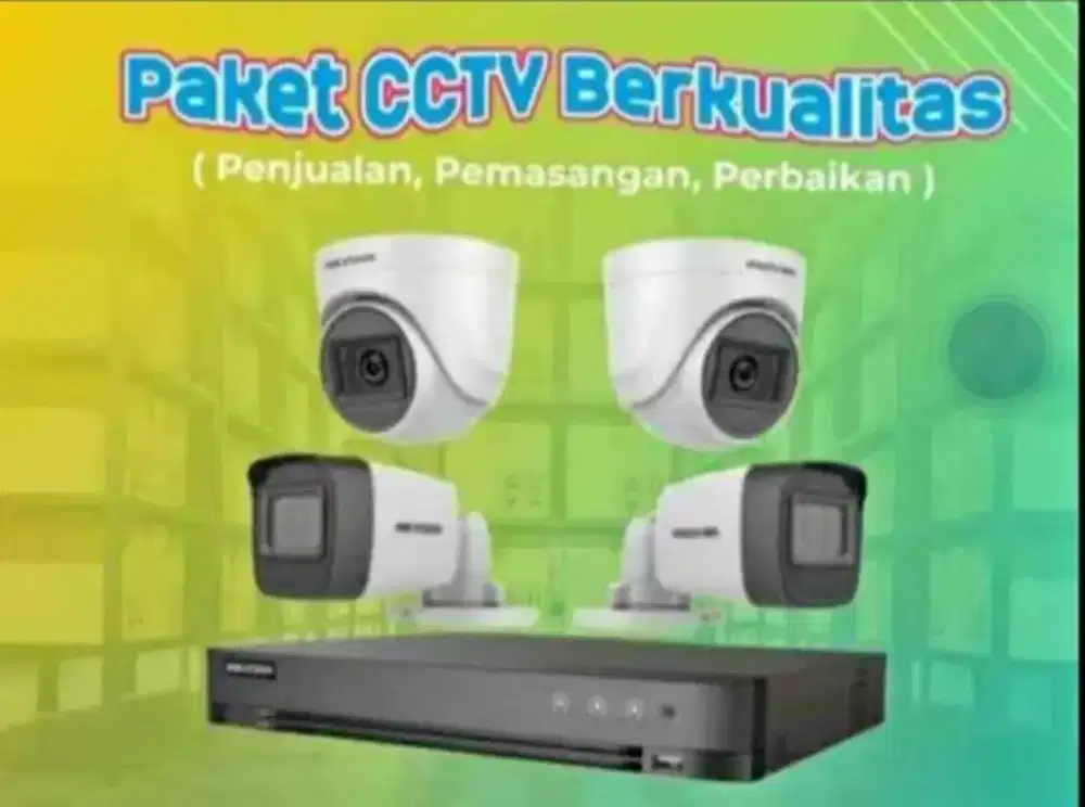 PAKET CAMERA CCTV Lengkap Gratis jasa pemasangan