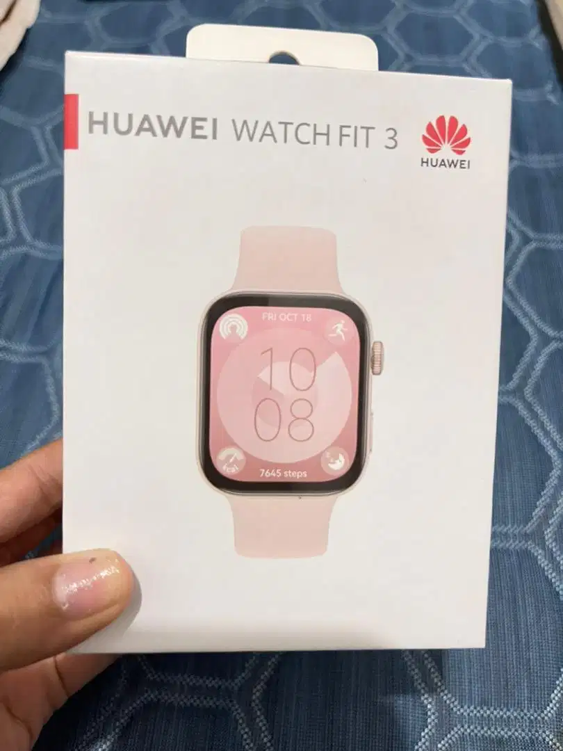 Jam Digital Huawei Watch Fit 3 BNIB masih mulus 100%