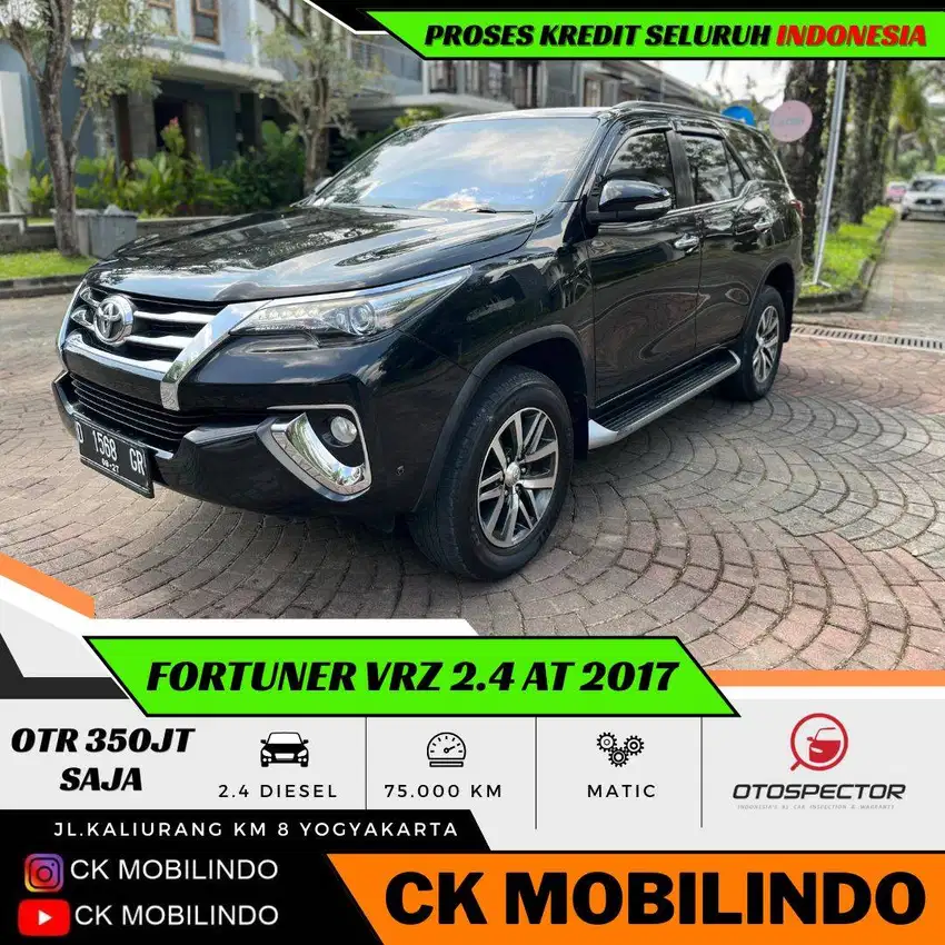 (Km75rb) Fortuner VRZ Matic 2017 DIESEL ISTIMEWA Kredit Murah