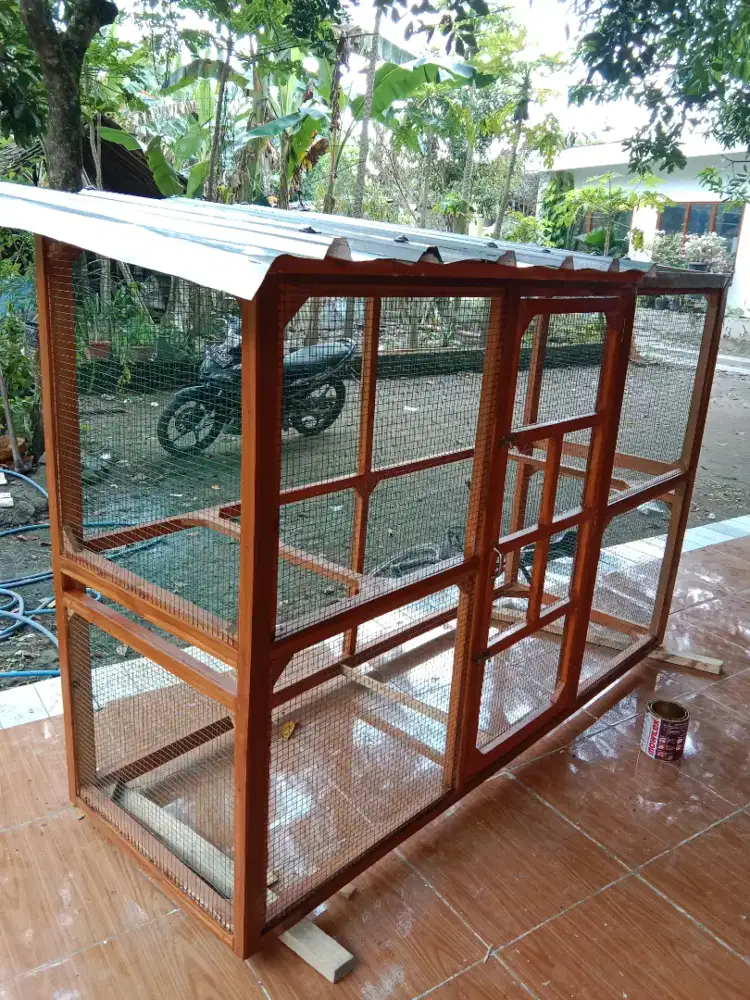 Kandang burung bisa custom