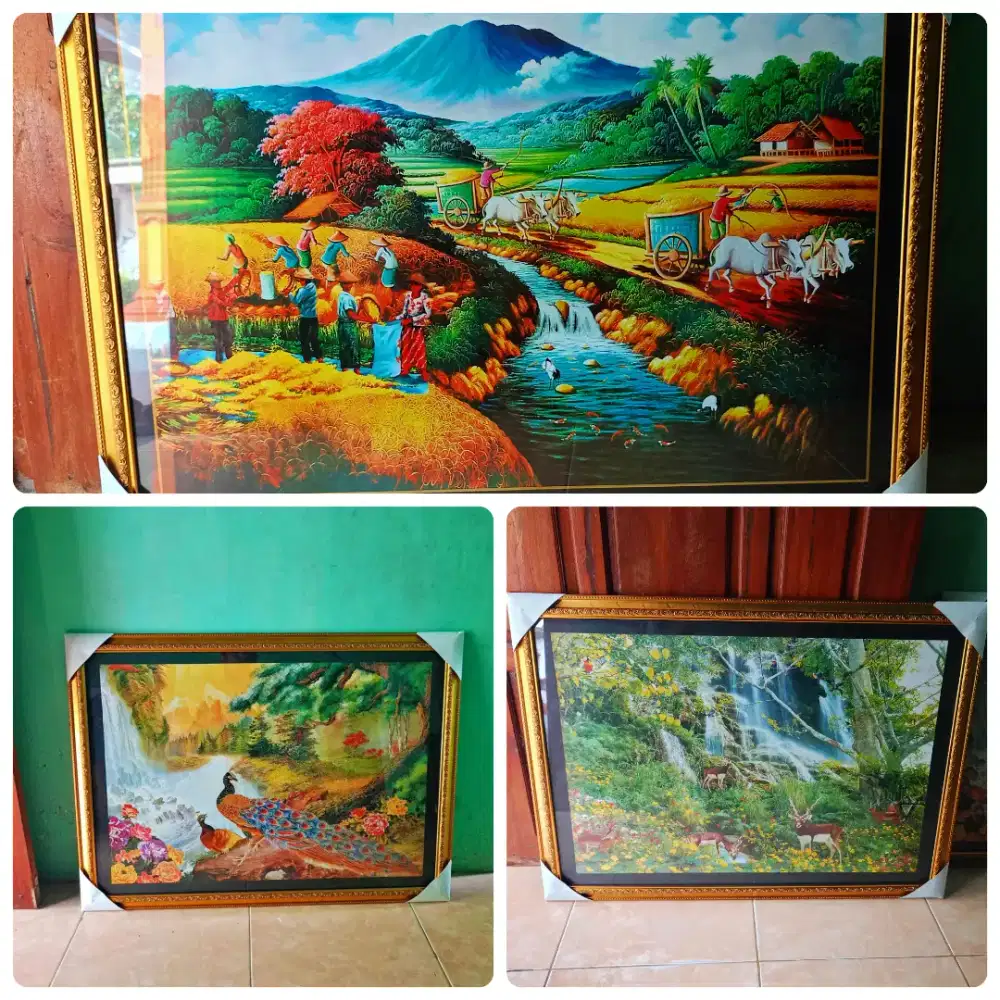 Pigora lukisan gambar poster 1 paket