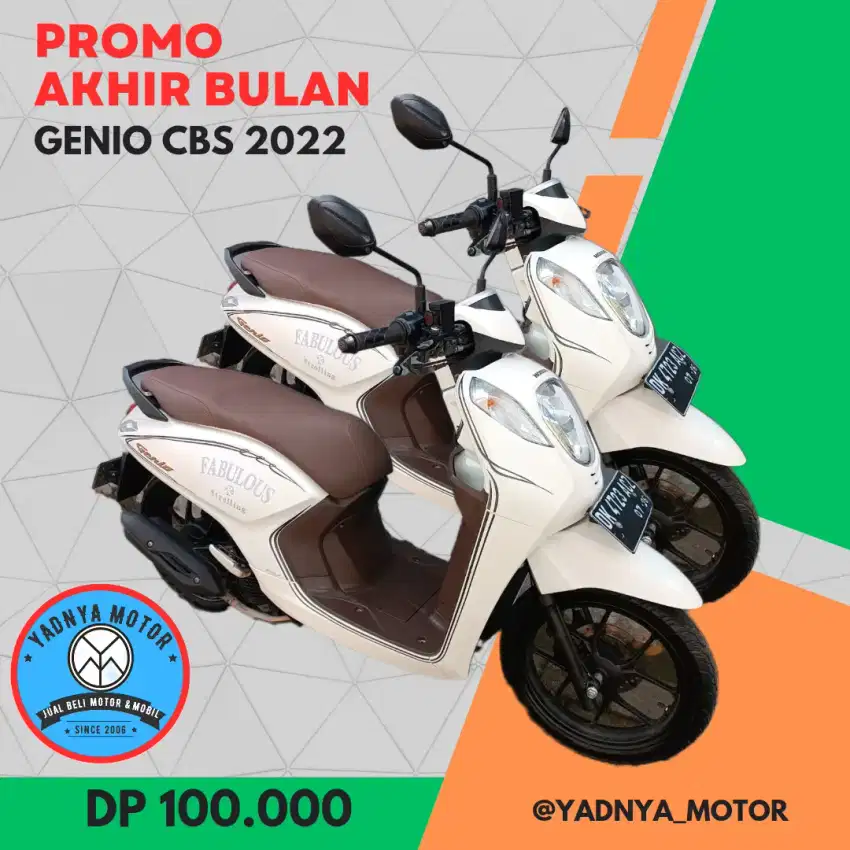 DP 100K GENIO CBS 2022/YADNYA MOTOR